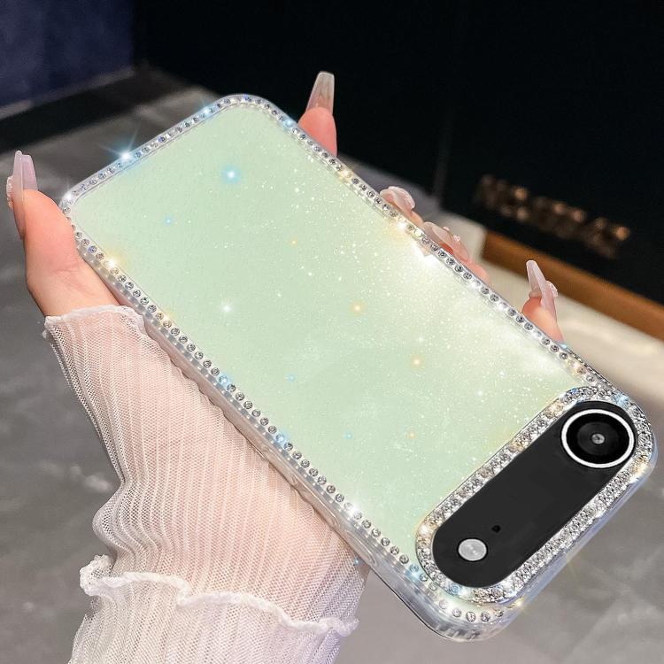 Rhinestone Glitter TPU 4-corners Anti-fall Phone Case, For iPhone 17 Pro Max, For iPhone 17 Pro, For iPhone 17, For iPhone 17 Air