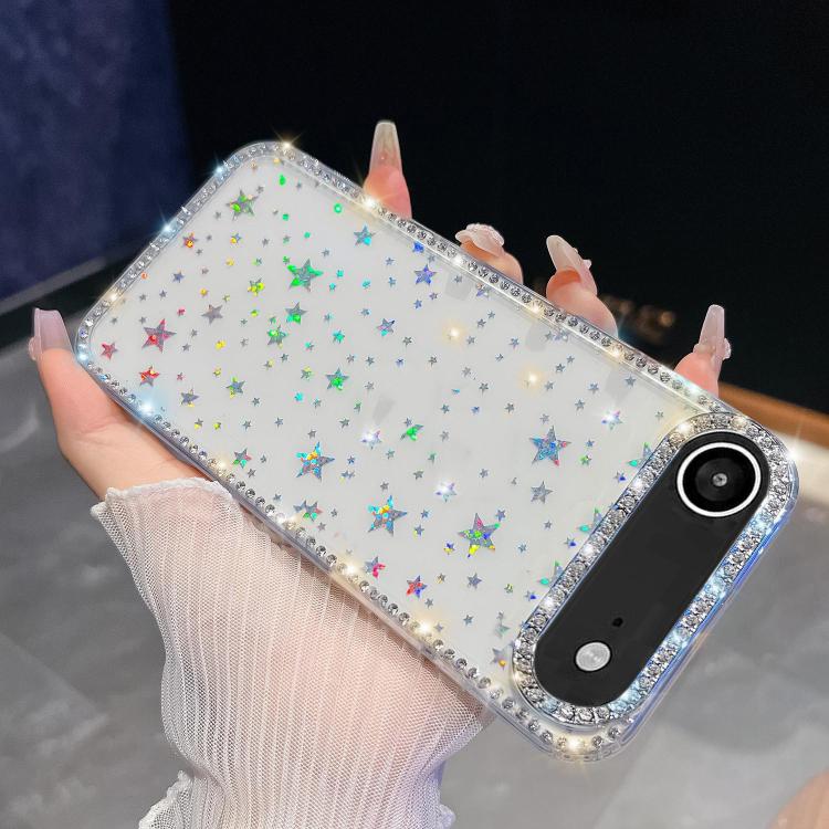 Rhinestone Glitter TPU 4-corners Anti-fall Phone Case, For iPhone 17 Pro Max, For iPhone 17 Pro, For iPhone 17, For iPhone 17 Air