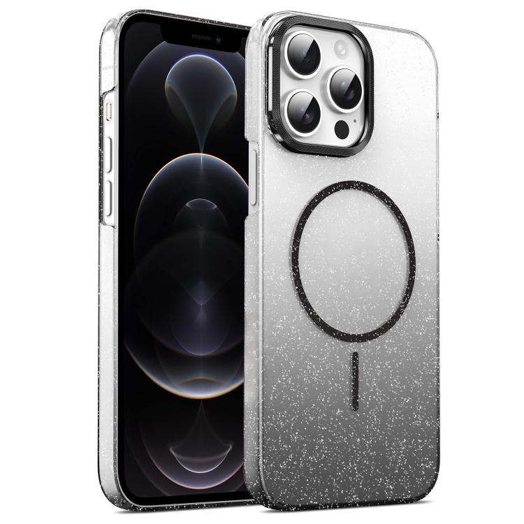 Gold Diamond Glitter Gradient MagSafe Shockproof Phone Case, For iPhone 12, For iPhone 12 Pro Max, For iPhone 12 Pro, For iPhone 11 Pro Max