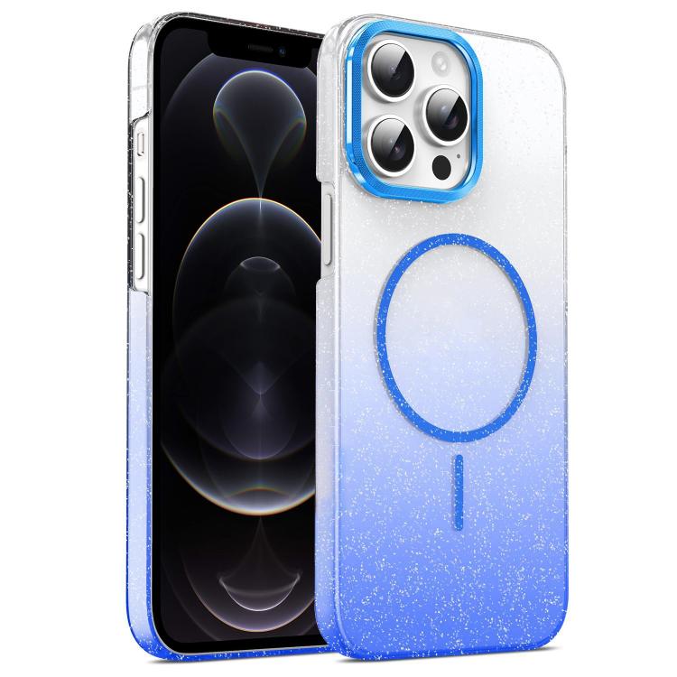 Gold Diamond Glitter Gradient MagSafe Shockproof Phone Case, For iPhone 12, For iPhone 12 Pro Max, For iPhone 12 Pro, For iPhone 11 Pro Max