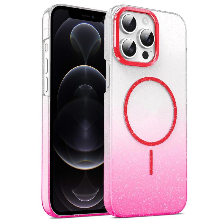 Gold Diamond Glitter Gradient MagSafe Shockproof Phone Case, For iPhone 12, For iPhone 12 Pro Max, For iPhone 12 Pro, For iPhone 11 Pro Max