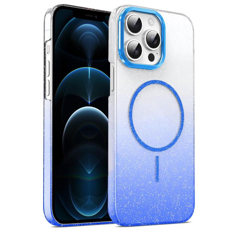 Gold Diamond Glitter Gradient MagSafe Shockproof Phone Case, For iPhone 12, For iPhone 12 Pro Max, For iPhone 12 Pro, For iPhone 11 Pro Max