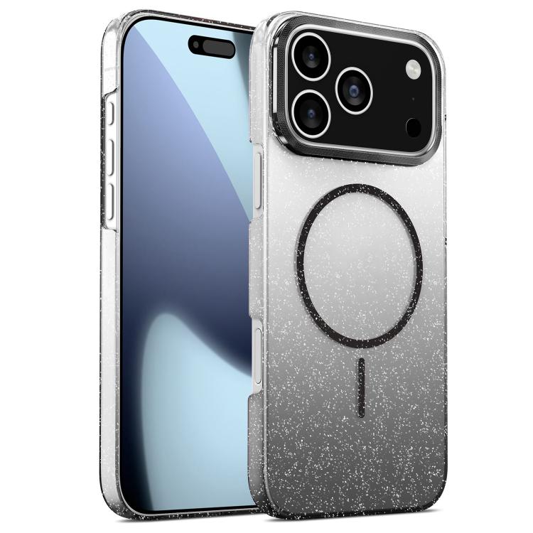 Gold Diamond Glitter Gradient MagSafe Shockproof Phone Case, For iPhone 17 Pro Max, For iPhone 17 Pro, For iPhone 17, For iPhone 17 Air