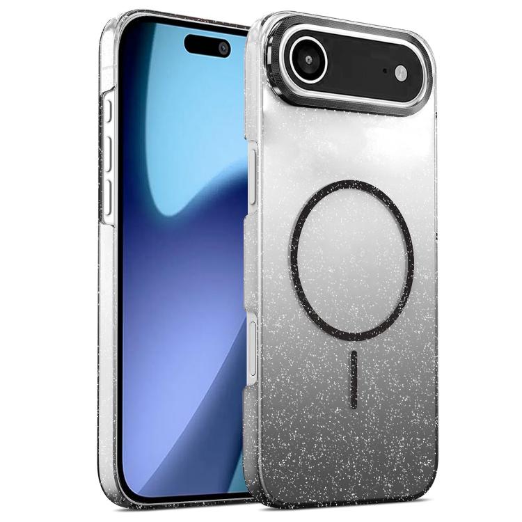 Gold Diamond Glitter Gradient MagSafe Shockproof Phone Case, For iPhone 17 Pro Max, For iPhone 17 Pro, For iPhone 17, For iPhone 17 Air