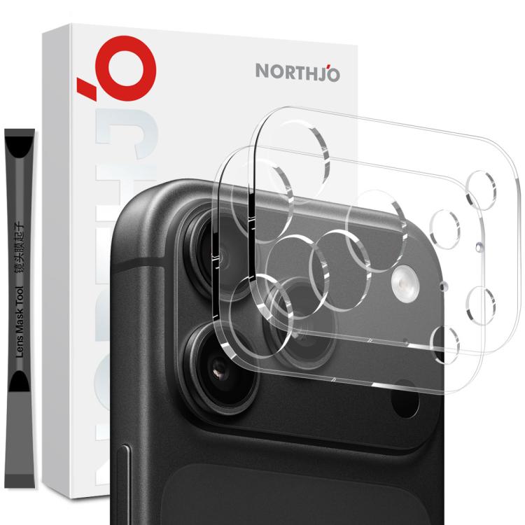 2pcs NORTHJO Camera Lens Protector 3D HD Tempered Glass Film
