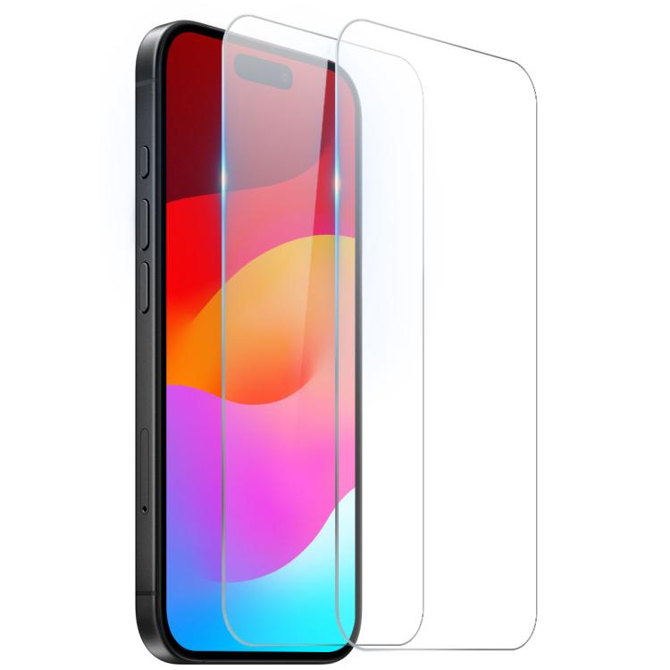 2pcs NORTHJO A++ 0.3mm 2.5D Screen Tempered Glass Film, For iPhone 17 Pro Max, For iPhone 17 Pro, For iPhone 17, For iPhone 17 Air