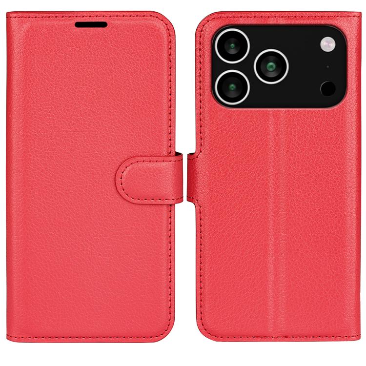 Litchi Texture Horizontal Flip Leather Phone Case with Holder, For iPhone 17 Pro Max, For iPhone 17 Pro