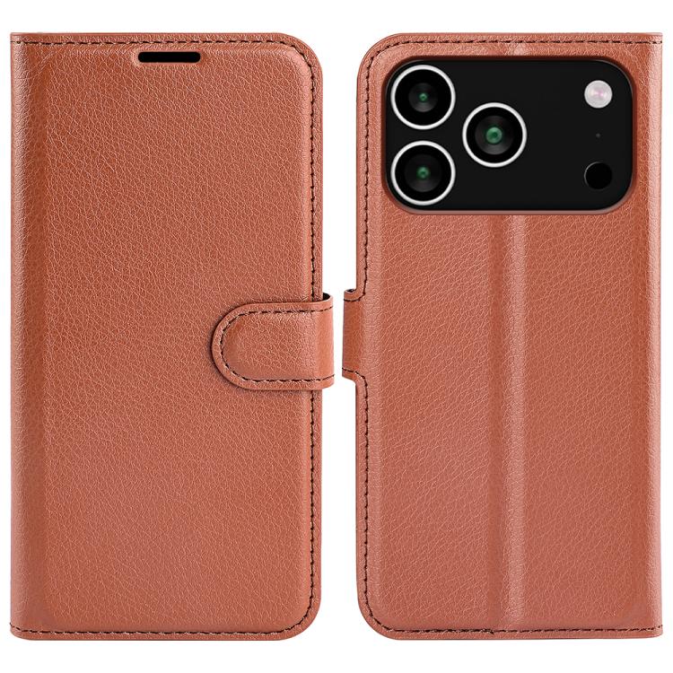 Litchi Texture Horizontal Flip Leather Phone Case with Holder, For iPhone 17 Pro Max, For iPhone 17 Pro