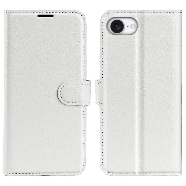 Litchi Texture Horizontal Flip Leather Phone Case with Holder, For iPhone 16e