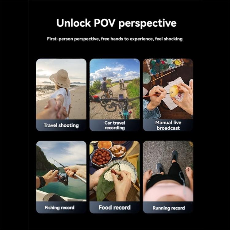 JMARY MG-02 For Action Camera Phone Silicone Necklace Mount Magnetic Neck Holder, MG-02