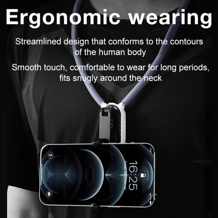 JMARY MG-02 For Action Camera Phone Silicone Necklace Mount Magnetic Neck Holder, MG-02