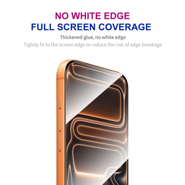 ENKAY Thickened Glue No White Edge High Aluminum-silicon Tempered Glass Film, For iPhone 17 Pro Max, For iPhone 17 Pro, For iPhone 17, For iPhone 17 Air