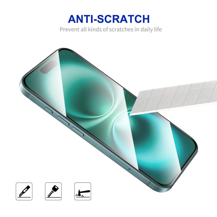 ENKAY Thickened Glue No White Edge High Aluminum-silicon Tempered Glass Film, For iPhone 17 Pro Max, For iPhone 17 Pro, For iPhone 17, For iPhone 17 Air