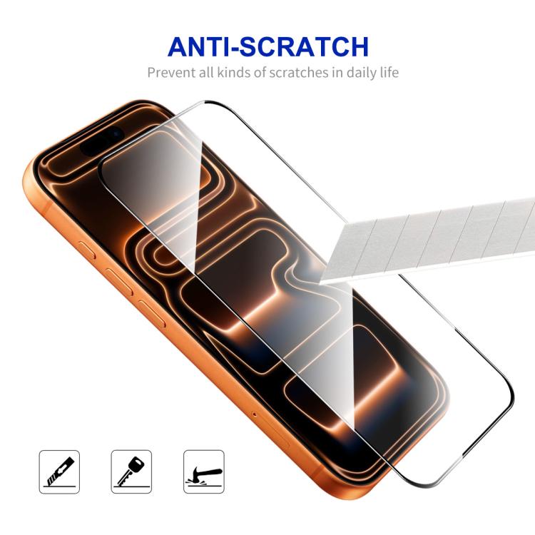 ENKAY Thickened Glue No White Edge High Aluminum-silicon Tempered Glass Film, For iPhone 17 Pro Max, For iPhone 17 Pro, For iPhone 17, For iPhone 17 Air