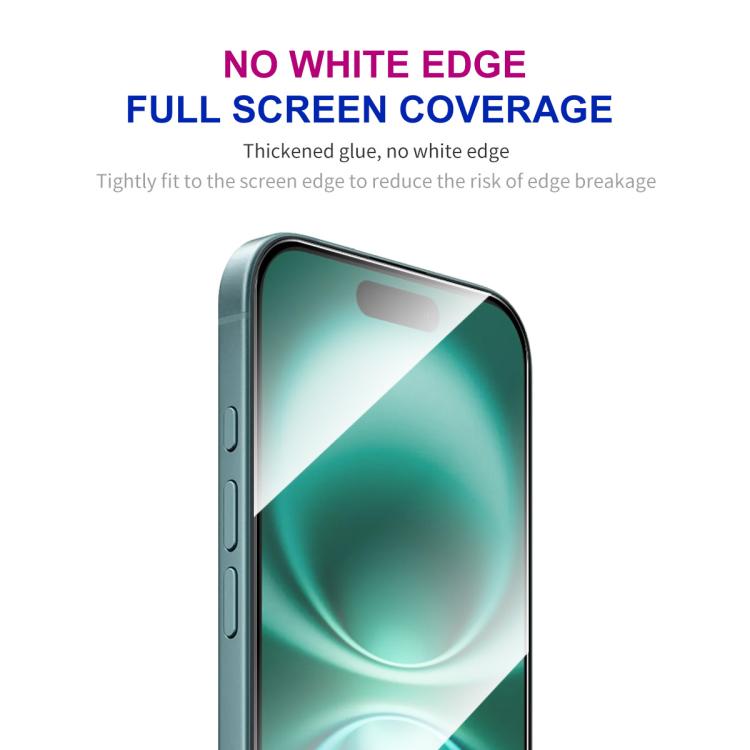 ENKAY Thickened Glue No White Edge High Aluminum-silicon Tempered Glass Film, For iPhone 17 Pro Max, For iPhone 17 Pro, For iPhone 17, For iPhone 17 Air