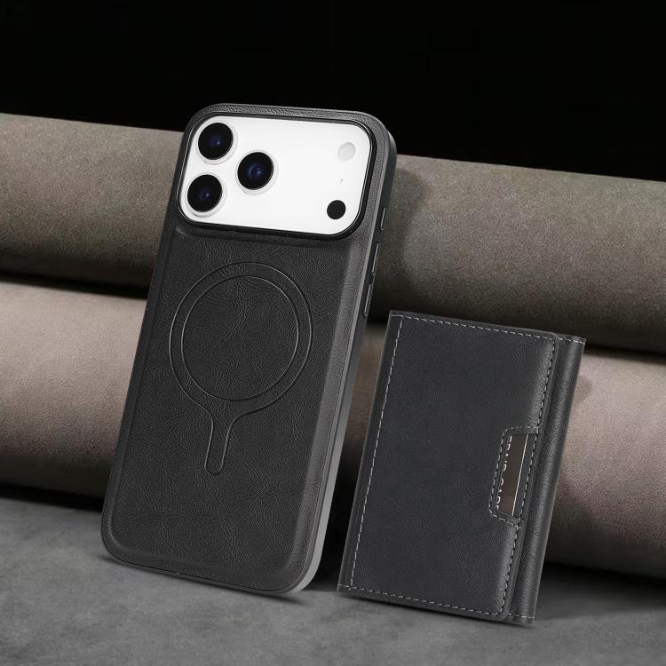 Kalebol Strong Magnetic MagSafe Tri-Fold Wallet Leather Phone Case, For iPhone 17 Pro Max, For iPhone 17 Pro, For iPhone 17, For iPhone 17 Air