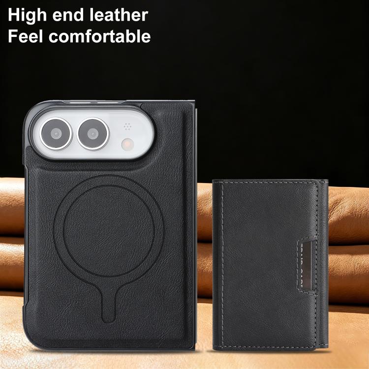 Kalebol Strong Magnetic MagSafe Tri-Fold Wallet Leather Phone Case, For iPhone Duo, For iPhone 18 Pro, For iPhone 18 Pro Max, For iPhone 17e / 16e