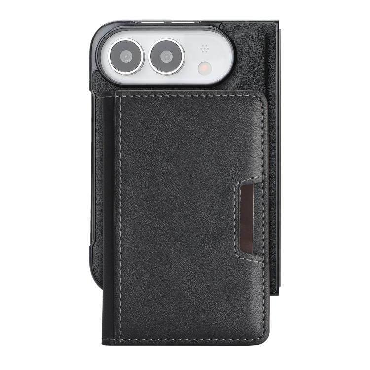 Kalebol Strong MagSafe Magnetic Two-Fold Card Bag Leather Phone Case, For iPhone 17 Pro Max, For iPhone 17 Pro, For iPhone 17, For iPhone 17 Air
