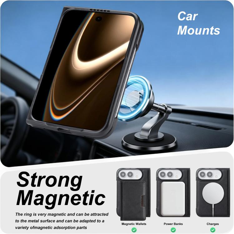 Kalebol Strong MagSafe Magnetic Two-Fold Card Bag Leather Phone Case, For iPhone 17 Pro Max, For iPhone 17 Pro, For iPhone 17, For iPhone 17 Air