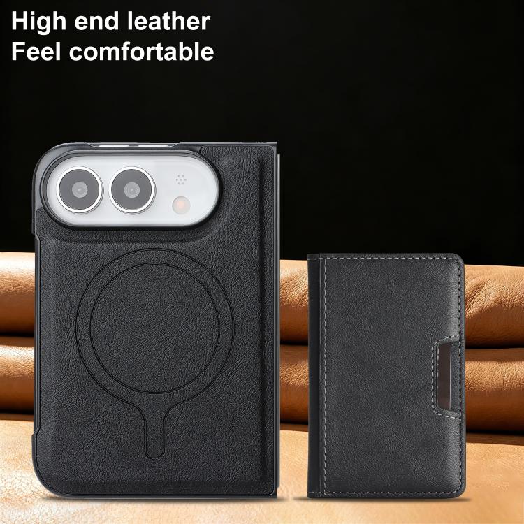 Kalebol Strong MagSafe Magnetic Two-Fold Card Bag Leather Phone Case, For iPhone 17 Pro Max, For iPhone 17 Pro, For iPhone 17, For iPhone 17 Air