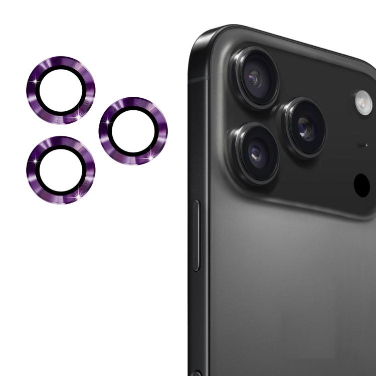 ENKAY 9H Rear Lens Aluminium Alloy Tempered Glass Film, For iPhone 17 Pro / 17 Pro Max, For iPhone 17