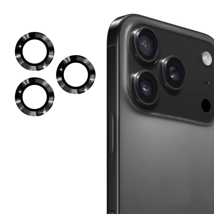 ENKAY 9H Rear Lens Aluminium Alloy Tempered Glass Film, For iPhone 17 Pro / 17 Pro Max, For iPhone 17