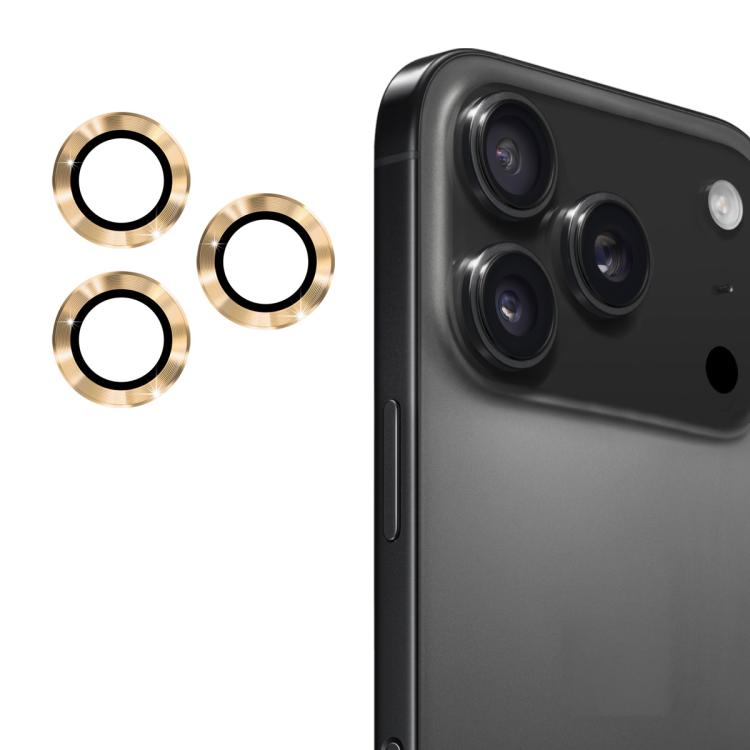 ENKAY 9H Rear Lens Aluminium Alloy Tempered Glass Film, For iPhone 17 Pro / 17 Pro Max, For iPhone 17