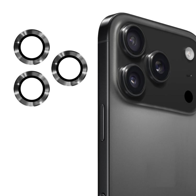 ENKAY 9H Rear Lens Aluminium Alloy Tempered Glass Film, For iPhone 17 Pro / 17 Pro Max, For iPhone 17