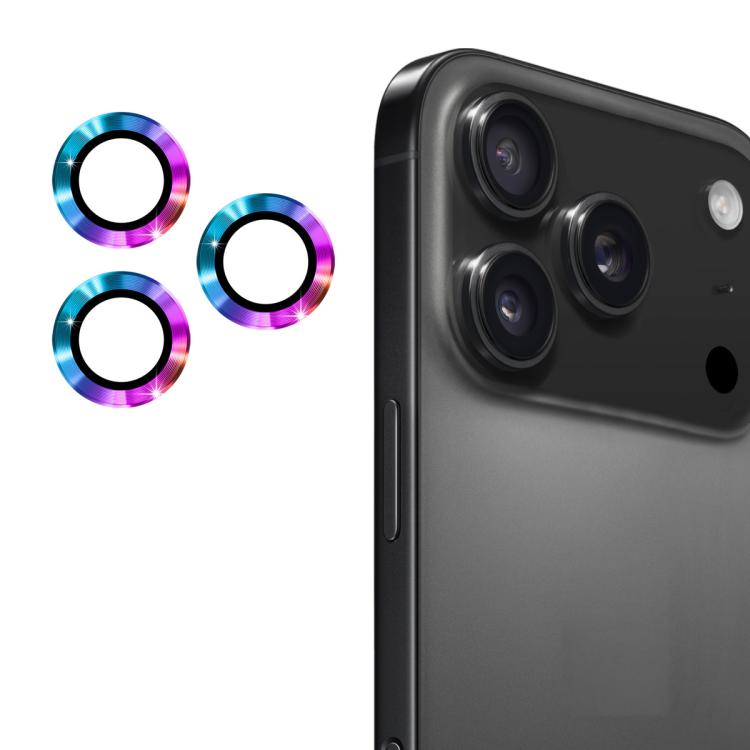 ENKAY 9H Rear Lens Aluminium Alloy Tempered Glass Film, For iPhone 17 Pro / 17 Pro Max, For iPhone 17