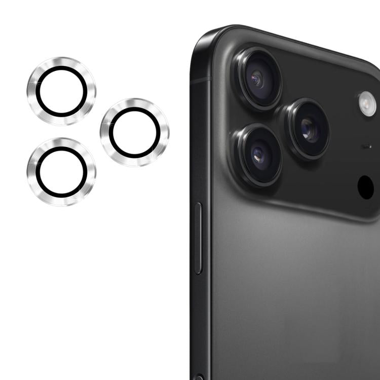 ENKAY 9H Rear Lens Aluminium Alloy Tempered Glass Film, For iPhone 17 Pro / 17 Pro Max, For iPhone 17