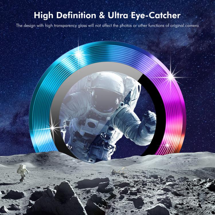 ENKAY 9H Rear Lens Aluminium Alloy Tempered Glass Film, For iPhone 17 Pro / 17 Pro Max, For iPhone 17