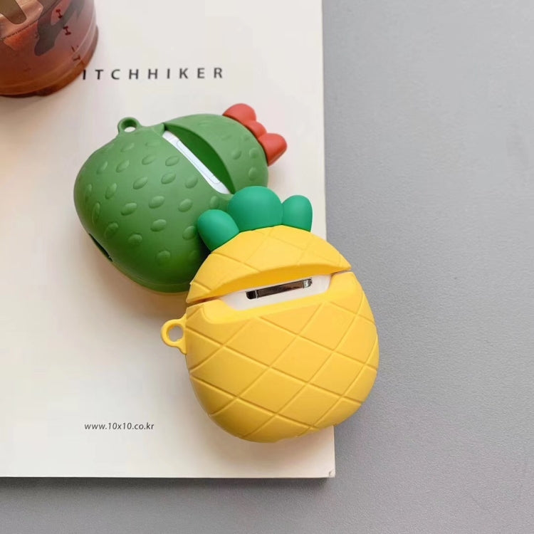 For Apple AirPods 1/2 Generation Universal Couple Avocado And Pineapple Bluetooth Headphone Protective Case, Avocado