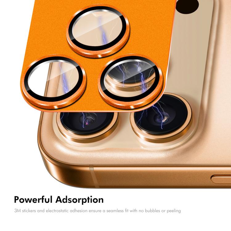 ENKAY Anti-reflection Camera Lens Frosted Armor Aluminium Alloy Tempered Glass Film, For iPhone 17 Pro Max, For iPhone 17 Pro