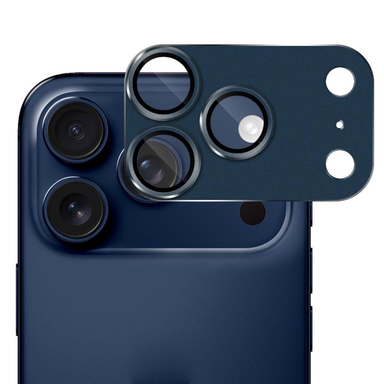 ENKAY Anti-reflection Camera Lens Frosted Armor Aluminium Alloy Tempered Glass Film, For iPhone 17 Pro Max, For iPhone 17 Pro