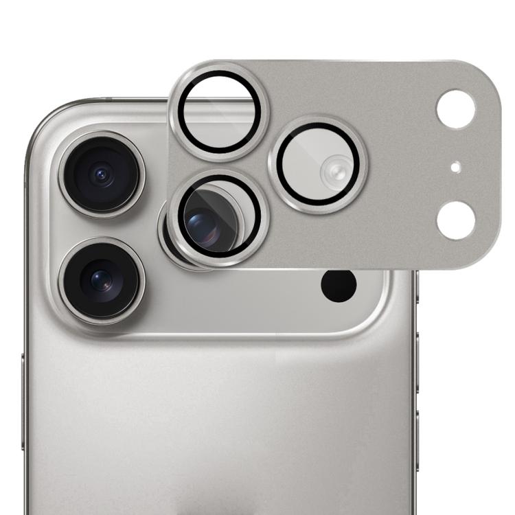 ENKAY Anti-reflection Camera Lens Frosted Armor Aluminium Alloy Tempered Glass Film, For iPhone 17 Pro Max, For iPhone 17 Pro