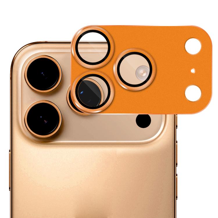 ENKAY Anti-reflection Camera Lens Frosted Armor Aluminium Alloy Tempered Glass Film, For iPhone 17 Pro Max, For iPhone 17 Pro