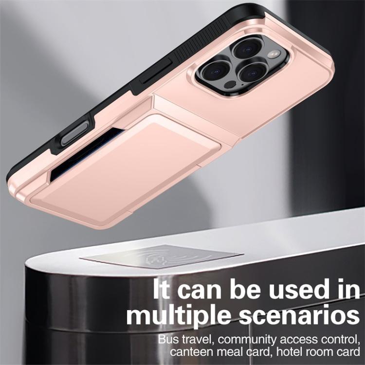 Kalebol Flip Card Wallet Holder Shockproof Phone Case, For iPhone 16 Pro Max, For iPhone 16 Pro, For iPhone 16 Plus, For iPhone 16