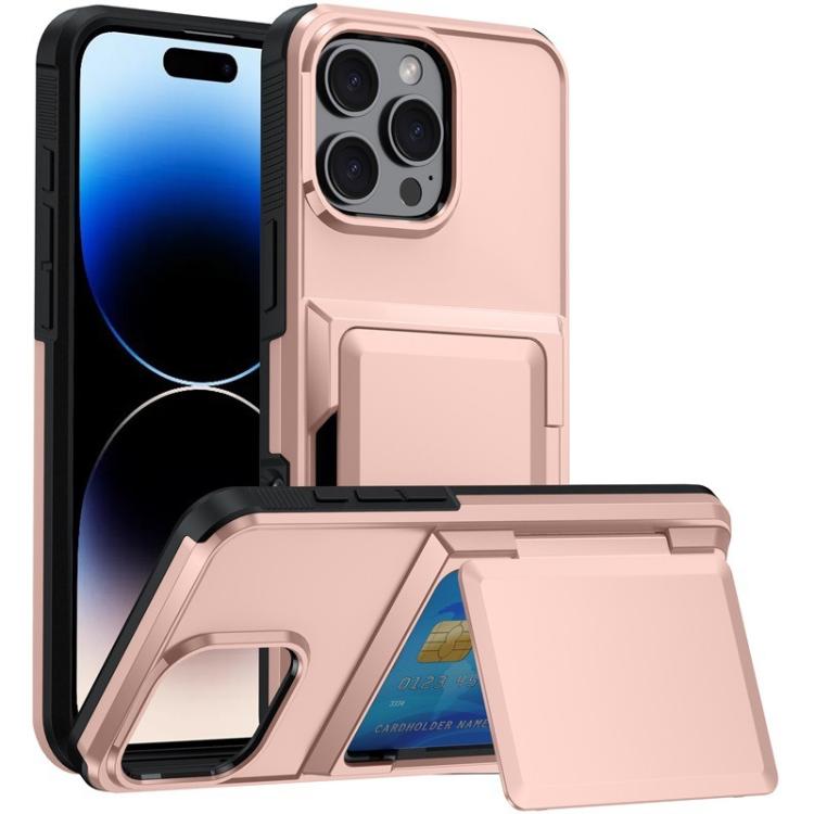 Kalebol Flip Card Wallet Holder Shockproof Phone Case, For iPhone 13 Pro Max, For iPhone 13 Pro