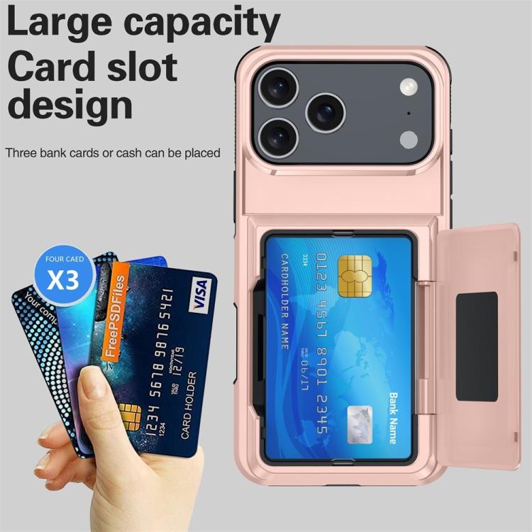 Kalebol Flip Card Wallet Holder Shockproof Phone Case, For iPhone 17 Pro Max, For iPhone 17 Pro, For iPhone 17, For iPhone 17 Air
