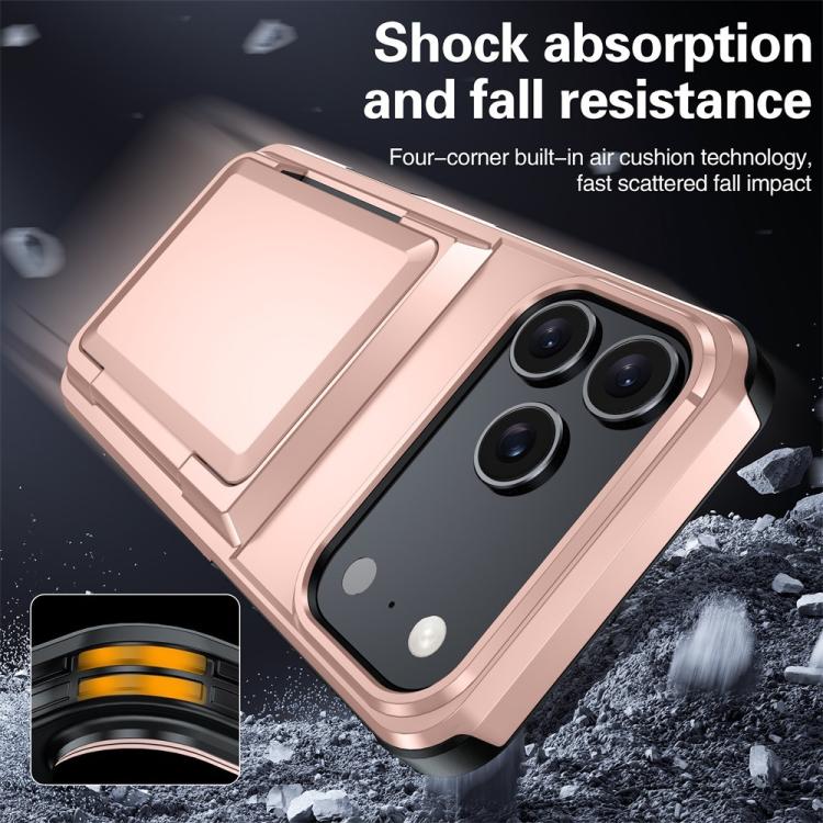 Kalebol Flip Card Wallet Holder Shockproof Phone Case, For iPhone 17 Pro Max, For iPhone 17 Pro, For iPhone 17, For iPhone 17 Air