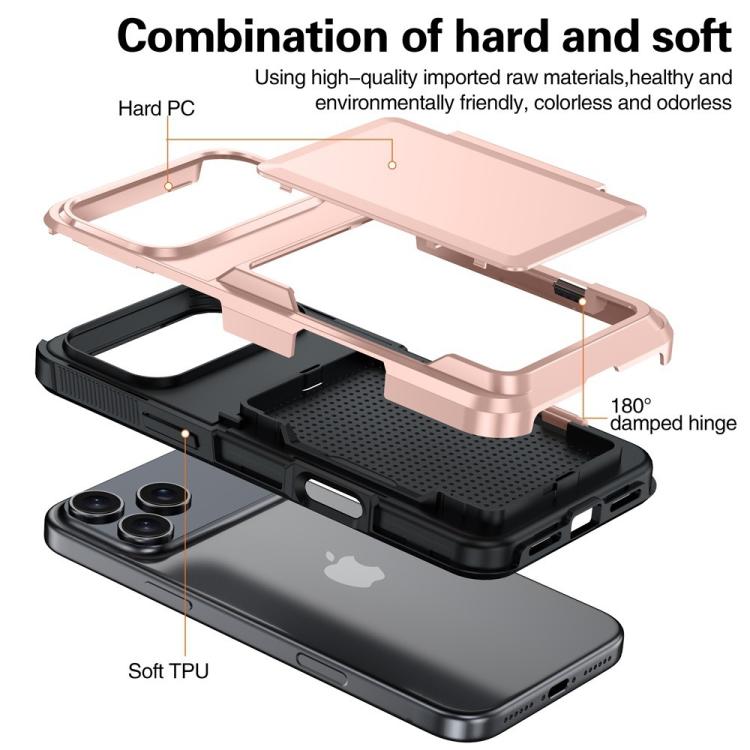 Kalebol Flip Card Wallet Holder Shockproof Phone Case, For iPhone 17 Pro Max, For iPhone 17 Pro, For iPhone 17, For iPhone 17 Air