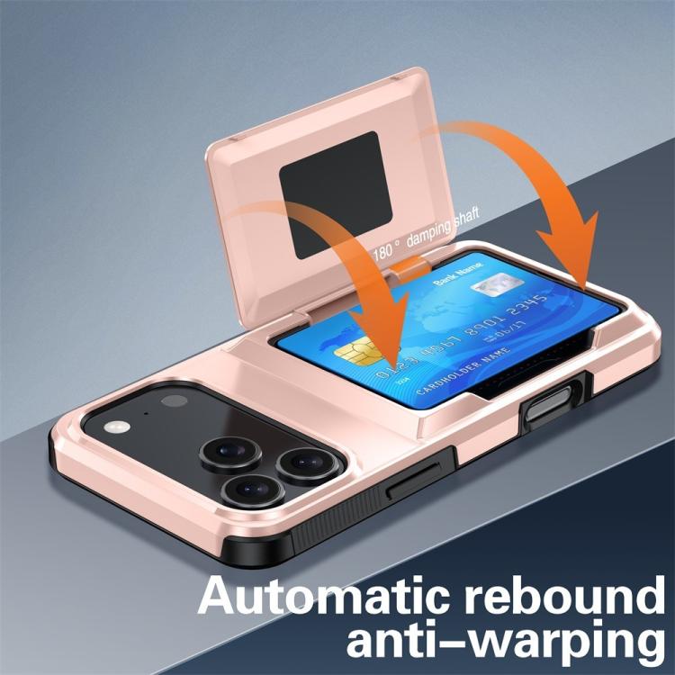 Kalebol Flip Card Wallet Holder Shockproof Phone Case, For iPhone 17 Pro Max, For iPhone 17 Pro, For iPhone 17, For iPhone 17 Air