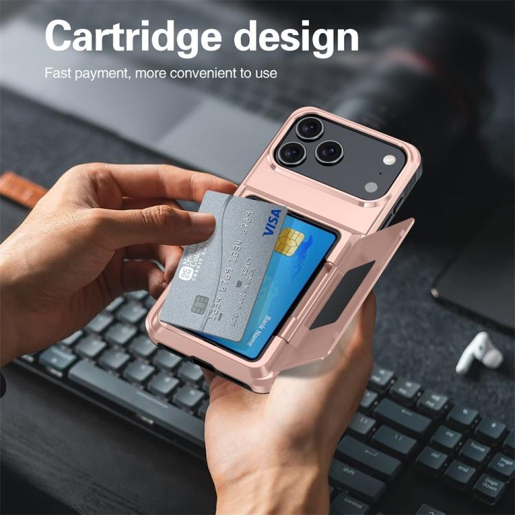Kalebol Flip Card Wallet Holder Shockproof Phone Case, For iPhone 17 Pro Max, For iPhone 17 Pro, For iPhone 17, For iPhone 17 Air