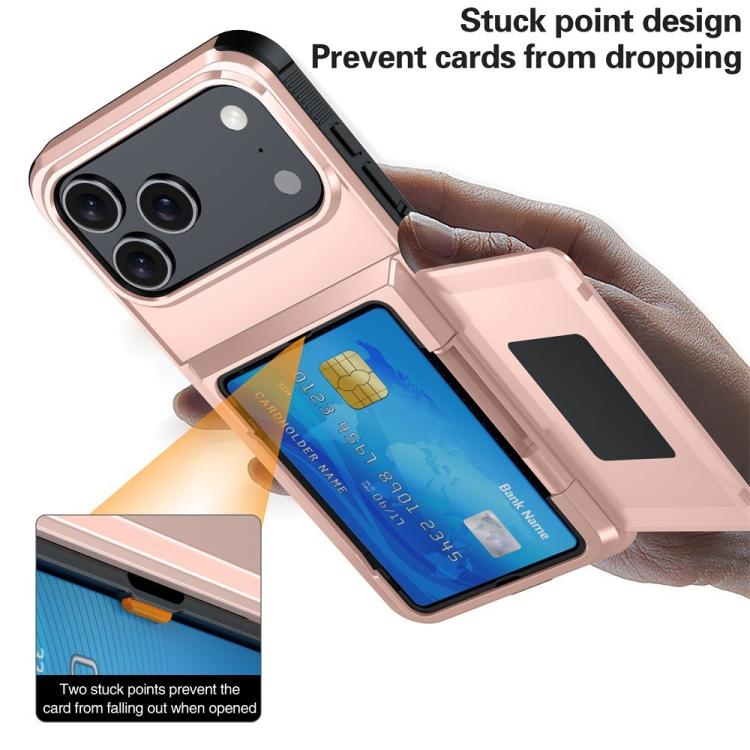 Kalebol Flip Card Wallet Holder Shockproof Phone Case, For iPhone 17 Pro Max, For iPhone 17 Pro, For iPhone 17, For iPhone 17 Air
