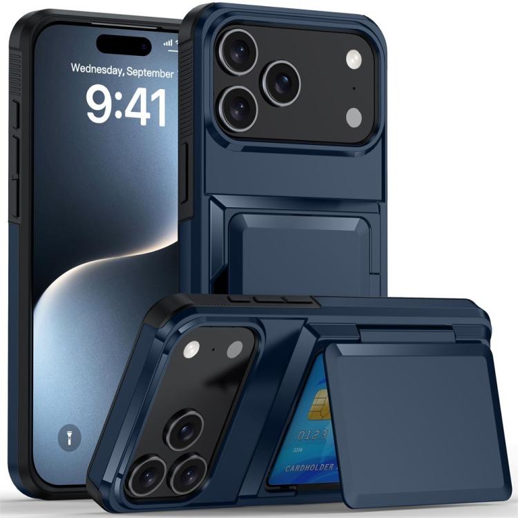 Kalebol Flip Card Wallet Holder Shockproof Phone Case, For iPhone 17 Pro Max, For iPhone 17 Pro, For iPhone 17, For iPhone 17 Air