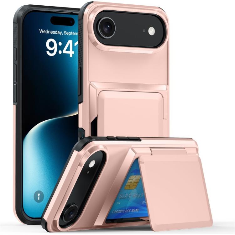Kalebol Flip Card Wallet Holder Shockproof Phone Case, For iPhone 17 Pro Max, For iPhone 17 Pro, For iPhone 17, For iPhone 17 Air