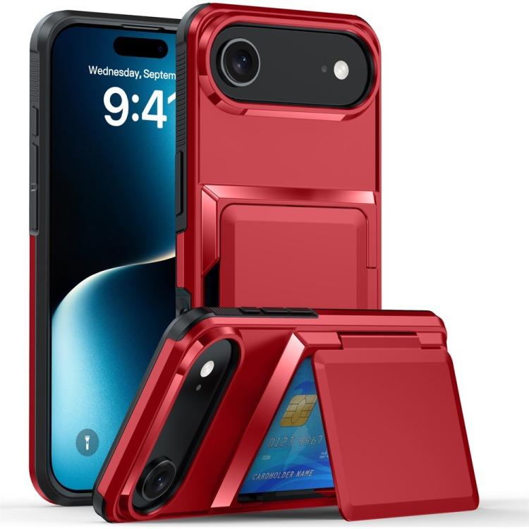 Kalebol Flip Card Wallet Holder Shockproof Phone Case, For iPhone 17 Pro Max, For iPhone 17 Pro, For iPhone 17, For iPhone 17 Air