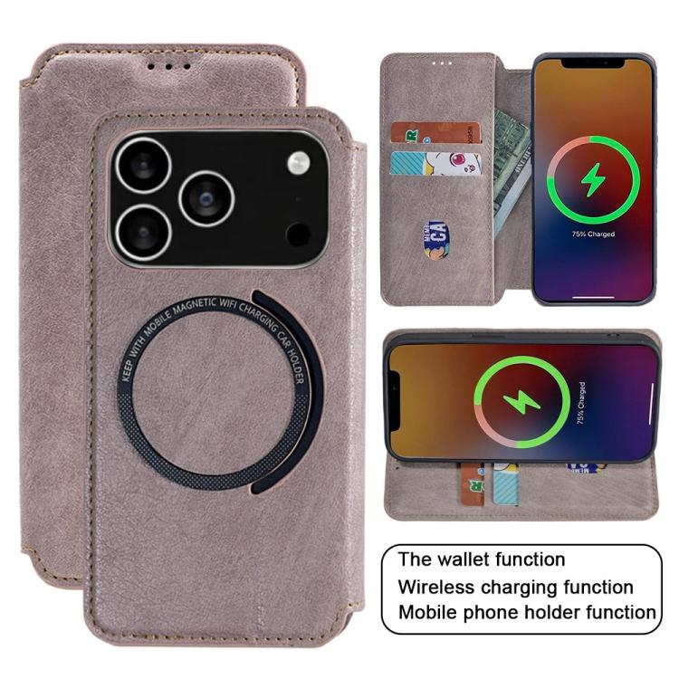 Kalebol Flip Card Slot MagSafe Leather Phone Case, For iPhone 18 Pro / 17 Pro, For iPhone 18 Pro Max / 17 Pro Max, For iPhone 17, For iPhone 17 Air