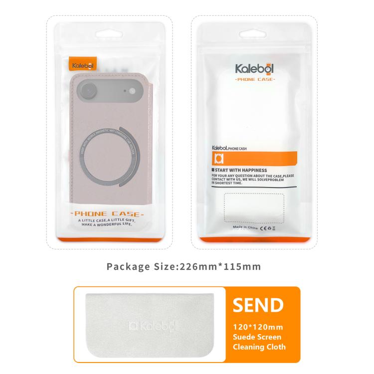 Kalebol Flip Card Slot MagSafe Leather Phone Case, For iPhone 17 Pro Max, For iPhone 17 Pro, For iPhone 17, For iPhone 17 Air
