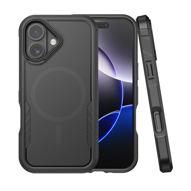 Kalebol 2 in 1 Matte MagSafe Shockproof Phone Case, For iPhone 17 Pro Max, For iPhone 17 Pro, For iPhone 17, For iPhone 17 Air